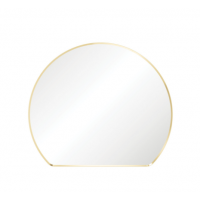 Sunrise Brushed Gold  Round Framed